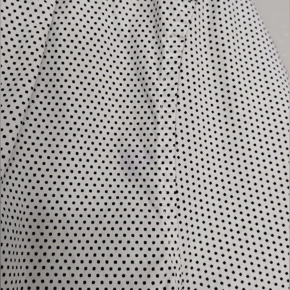 Michael Kors Men's Micro Polkadot Classic Fit Short Sleeve Button Down Shirt - Picture 13 of 13